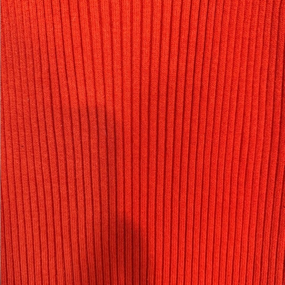 H&M Ribbed Knit Bodycon Midi Dress - Red - Size M - Picture 4 of 10